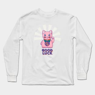 Good Luck Cat Long Sleeve T-Shirt